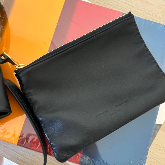 PROENZA SCHOULER calf leather drawstring tote bag with inner pouch - Picture 12 of 16